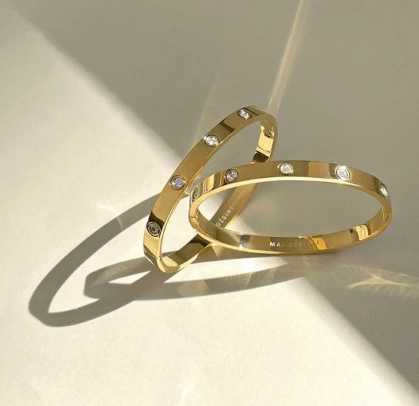 studded anti tarnish bracelet