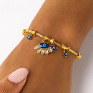 Bracelet on Model's Hand