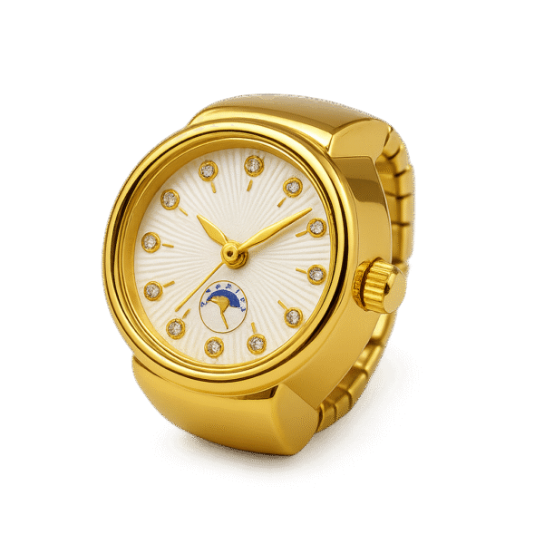 Stretchable Watch Finger Ring - Image 2