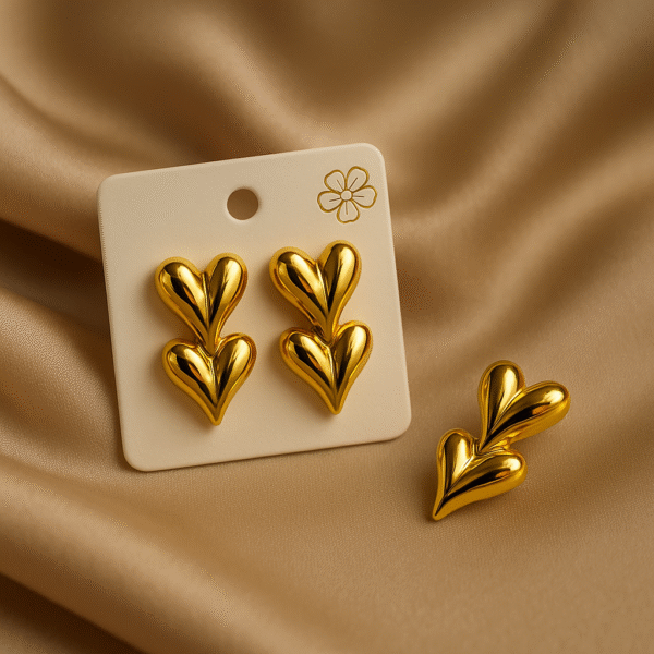 Two Layered Heart Drops - Image 2