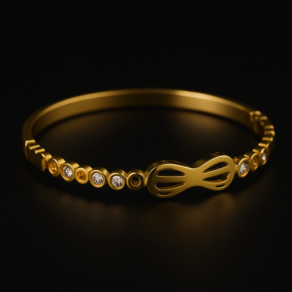 Eternal Gold Infinity Bracelet - Image 5