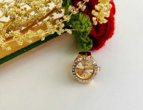 Rose Gold Finger Watch - Image 3