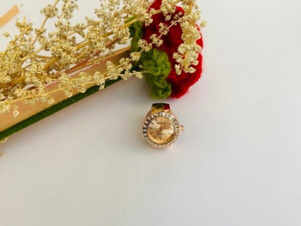 Rose Gold Finger Watch - Image 2
